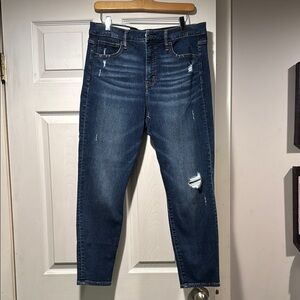 Gap Trendy Blue Distressed Jeans